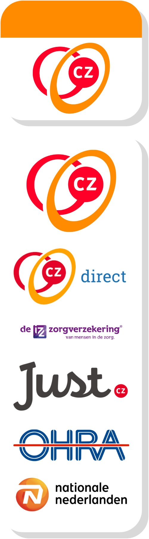 Logo van zorgverzekeraar CZ