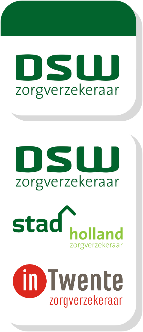 Logo van zorgverzekeraar DSW